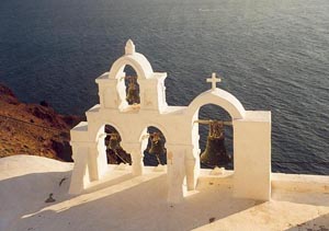 Apanemo Hotel Santorini eklisia