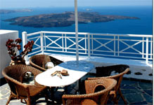 Cliffside Suites - restaurant caldera view
